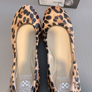 Vince Camuto Leopard Print Flats
